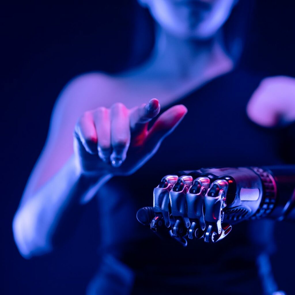 ai human robot arm