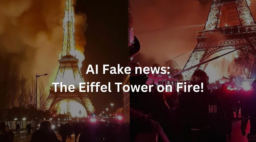 AI Fake News and Panic: Debunking the Eiffel Tower Fire Hoax